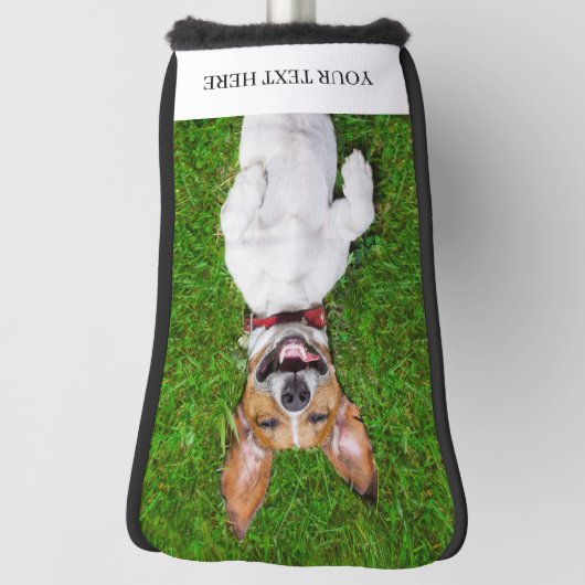 Benutzerdefiniertes Foto und Personalisierter Text Golf Headcover (Rotieren 90)