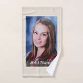 Benutzerdefiniertes Foto und Personalisierter Text Handtuch (Handtuch)