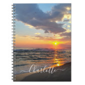 Benutzerdefiniertes Foto und Personalisierter Text Notizblock (Vorderseite)