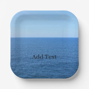 Benutzerdefiniertes Foto und Personalisierter Text Pappteller