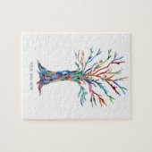 Benutzerdefiniertes Foto und Personalisierter Text Puzzle (Horizontal)