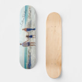 Benutzerdefiniertes Foto und Personalisierter Text Skateboard (Vorderseite)