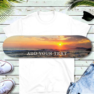 Benutzerdefiniertes Foto und Personalisierter Text Skateboard