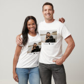 Benutzerdefiniertes Foto und Personalisierter Text T-Shirt (Unisex)