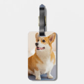 Benutzerdefiniertes Foto und Personalisiertes Tier Gepäckanhänger (Rückseite vertikal)