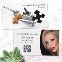 Benutzerdefiniertes Foto und QR-Code Beruflich