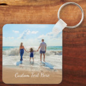 Benutzerdefiniertes Foto und Schlüsselanhänger für (Rückseite)