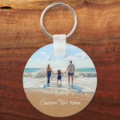 Benutzerdefiniertes Foto und Schlüsselanhänger - I (Rückseite)