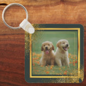 Benutzerdefiniertes Foto und Sprichwort für Hausti Schlüsselanhänger (Vorderseite)