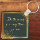 Benutzerdefiniertes Foto und Sprichwort für Hausti Schlüsselanhänger (Rückseite)