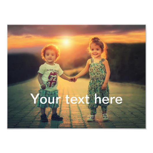 Benutzerdefiniertes Foto und Text (Vorne)