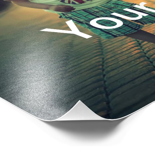 Benutzerdefiniertes Foto und Text (Ecke)