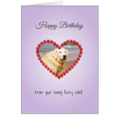 Benutzerdefiniertes Foto und Text aus der Geburtst (Vorne)