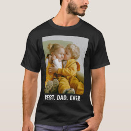 Benutzerdefiniertes Foto und Text - Bester Vater j T-Shirt