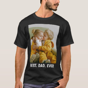 Benutzerdefiniertes Foto und Text - Bester Vater j T-Shirt