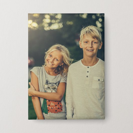 Benutzerdefiniertes Foto und Text Button (Vorderseite)