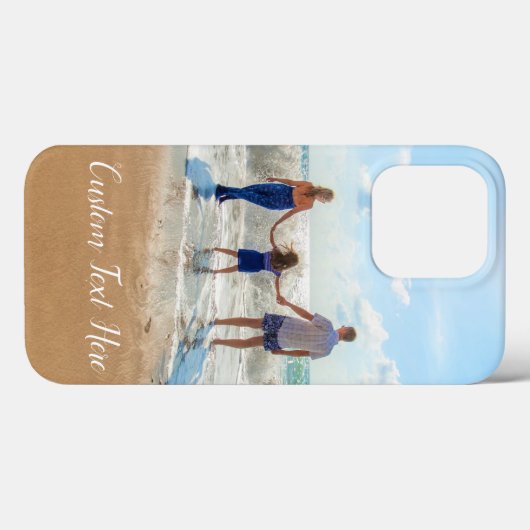 Benutzerdefiniertes Foto und Text Case-Mate iPhone Hülle (Rückseite (Horizontal))