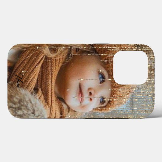 Benutzerdefiniertes Foto und Text Case-Mate iPhone Hülle (Rückseite (Horizontal))