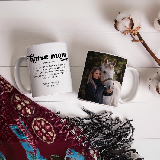 Benutzerdefiniertes Foto und Text der Mama Kaffeetasse
