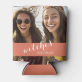 Benutzerdefiniertes Foto und Text Dosenkühler (Vorderseite)