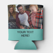 Benutzerdefiniertes Foto und Text Dosenkühler (Rückseite)