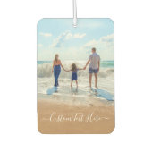 Benutzerdefiniertes Foto und Text - Eigenes Design Autolufterfrischer (Vorderseite)