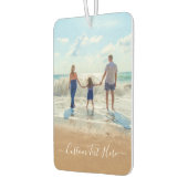 Benutzerdefiniertes Foto und Text - Eigenes Design Autolufterfrischer (Links)