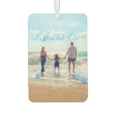 Benutzerdefiniertes Foto und Text - Eigenes Design Autolufterfrischer (Rückseite)