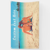 Benutzerdefiniertes Foto und Text - Eigenes Design Banner (Vertikal)