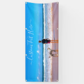 Benutzerdefiniertes Foto und Text - Eigenes Design Banner (Vertikal)