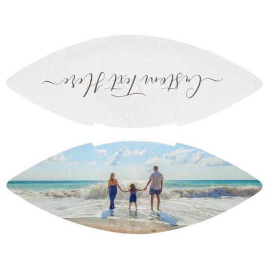 Benutzerdefiniertes Foto und Text - Eigenes Design Football (Paneele)