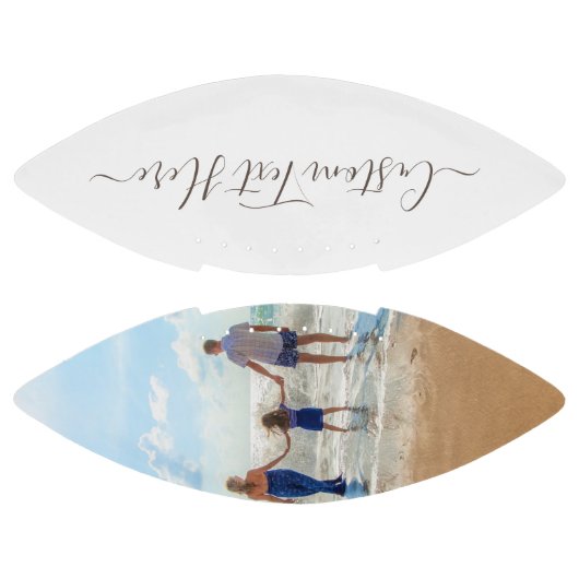 Benutzerdefiniertes Foto und Text - Eigenes Design Football (Paneele)