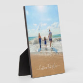 Benutzerdefiniertes Foto und Text - Eigenes Design Fotoplatte (Seite)