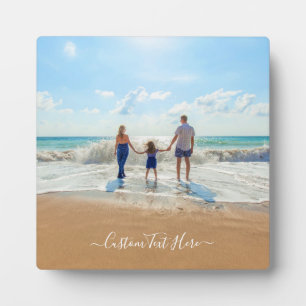 Benutzerdefiniertes Foto und Text - Eigenes Design Fotoplatte