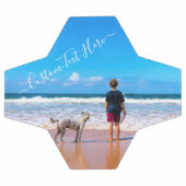 Benutzerdefiniertes Foto und Text - Eigenes Design Fußball (Flach)