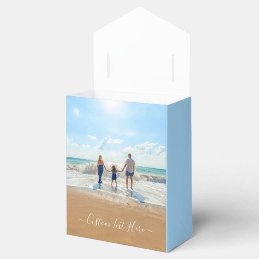 Benutzerdefiniertes Foto und Text - Eigenes Design Geschenkschachtel (Geöffnet)