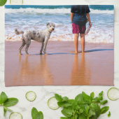 Benutzerdefiniertes Foto und Text - Eigenes Design Geschirrtuch (Gefaltet)