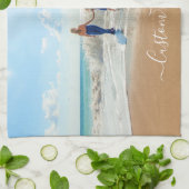 Benutzerdefiniertes Foto und Text - Eigenes Design Geschirrtuch (Gefaltet)