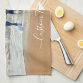 Benutzerdefiniertes Foto und Text - Eigenes Design Geschirrtuch (Viertel Falte)