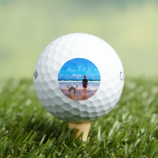 Benutzerdefiniertes Foto und Text - Eigenes Design Golfball (Insitu T-Shirt)