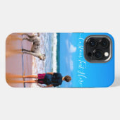 Benutzerdefiniertes Foto und Text - Eigenes Design iPhone Hülle (Rückseite (Horizontal))