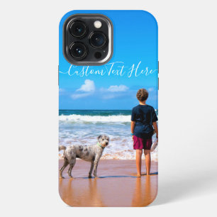 Benutzerdefiniertes Foto und Text - Eigenes Design iPhone 13 Pro Max Hülle