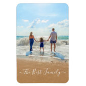 Benutzerdefiniertes Foto und Text - Eigenes Design Magnet (Vertikal)