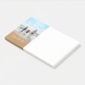 Benutzerdefiniertes Foto und Text - Eigenes Design Post-it Klebezettel (angewinkelt)