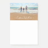 Benutzerdefiniertes Foto und Text - Eigenes Design Post-it Klebezettel (Vorderseite)