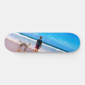 Benutzerdefiniertes Foto und Text - Eigenes Design Skateboard (Horizontal)