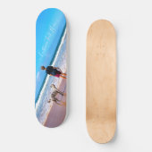 Benutzerdefiniertes Foto und Text - Eigenes Design Skateboard (Vorderseite)