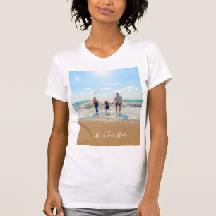 Benutzerdefiniertes Foto und Text - Eigenes Design T-Shirt