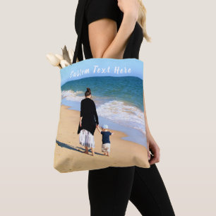 Benutzerdefiniertes Foto und Text - Eigenes Design Tasche
