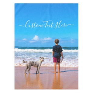 Benutzerdefiniertes Foto und Text - Eigenes Design Tischdecke